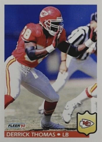 1992 Fleer #184 Derrick Thomas Football Card