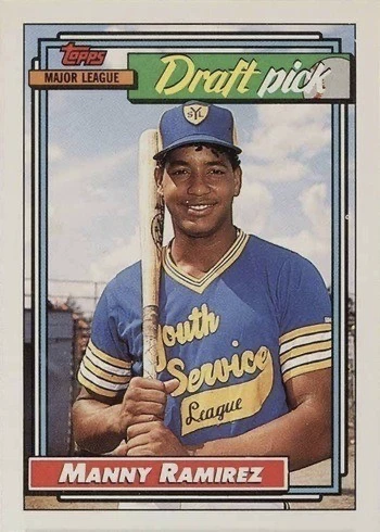 1992 Topps #156 Manny Ramirez Rookie Card 1992 Topps #156 Manny Ramirez Rookie Card