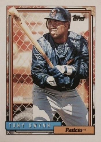 1992 Topps #270 Tony Gwynn Baseball Card 1992 Topps #270 Tony Gwynn Baseball Card