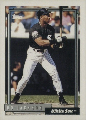 1992 Topps #290 Bo Jackson Baseball Card 1992 Topps #290 Bo Jackson Baseball Card