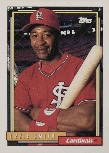 1992 Topps #760 Ozzie Smith Baseball Card 1992 Topps #760 Ozzie Smith Baseball Card