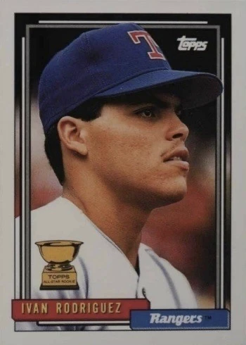 1992 Topps #78 Ivan Rodriguez Baseball Card 1992 Topps #78 Ivan Rodriguez Baseball Card