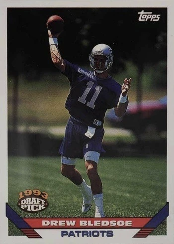 1993 Topps #130 Drew Bledsoe Rookie Card