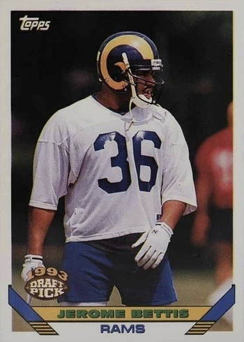 1993 Topps #166 Jerome Bettis Rookie Card