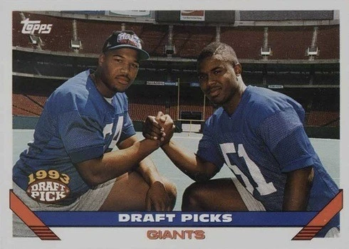 1993 Topps #275 Michael Strahan Rookie Card