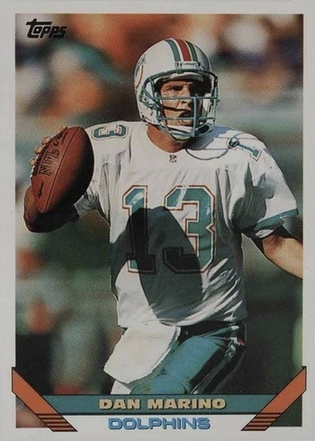1993 Topps #290 Dan Marino Football Card 1993 Topps #290 Dan Marino Football Card