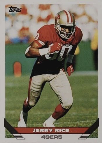 1993 Topps #500 Jerry Rice Football Card