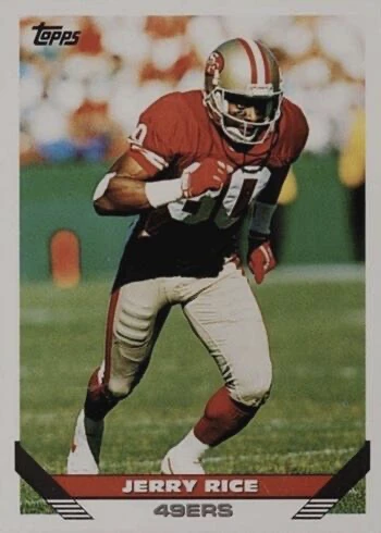 1993 Topps #500 Jerry Rice Football Card 1993 Topps #500 Jerry Rice Football Card