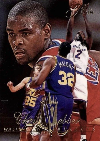 1994 Flair #323 Chris Webber Basketball Card
