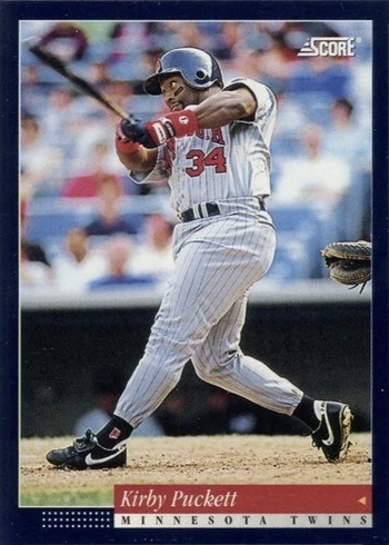 1994 Score #21 Kirby Puckett Baseball Card