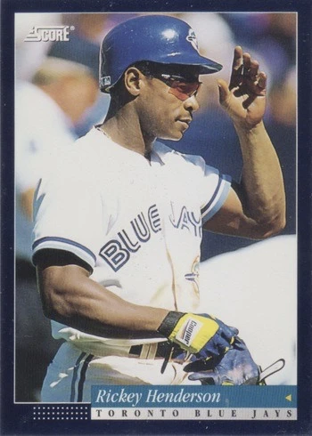 1994 Score #35 Rickey Henderson Baseball Card
