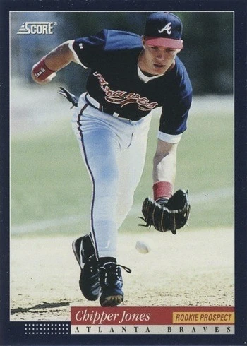 1994 Score #572 Chipper Jones Baseball Card