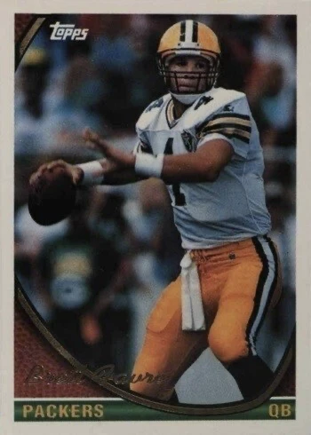 1994 Topps #530 Brett Favre Football Card 1994 Topps #530 Brett Favre Football Card