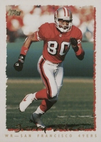 1995 Topps #220 Jerry Rice Football Card