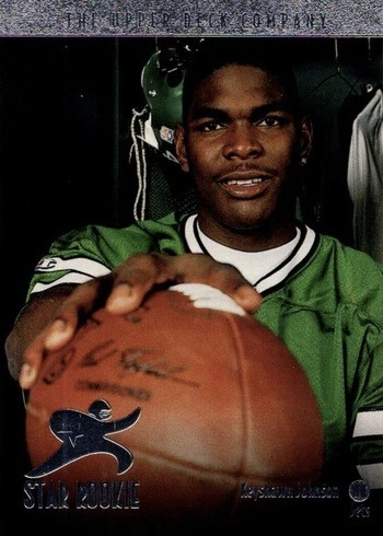 1996 Upper Deck #1 Keyshawn Johnson Rookie Card 1996 Upper Deck #1 Keyshawn Johnson Rookie Card