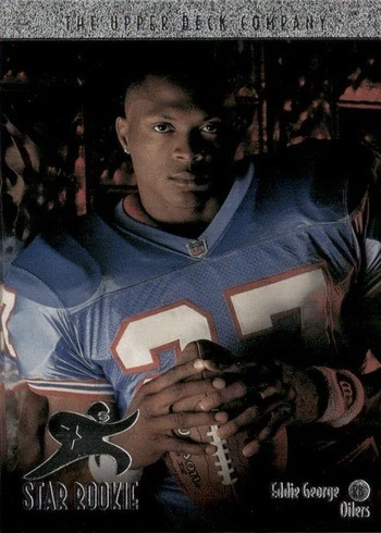 1996 Upper Deck #14 Eddie George Rookie Card 1996 Upper Deck #14 Eddie George Rookie Card