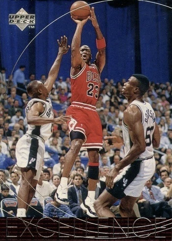 1996 Upper Deck #165 Michael Jordan Basketball Card