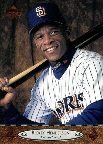 1996 Upper Deck #445 Rickey Henderson Baseball Card