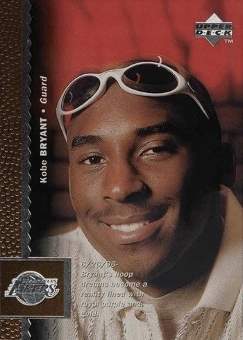 1996 Upper Deck #58 Kobe Bryant Rookie Card