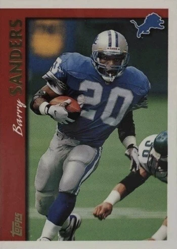 1997 Topps #290 Barry Sanders Football Card
