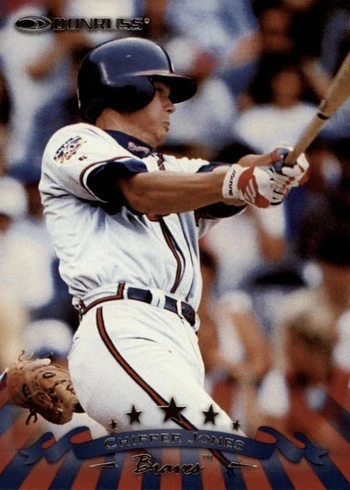 1998 Donruss #21 Chipper Jones Baseball Card 1998 Donruss #21 Chipper Jones Baseball Card