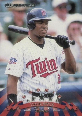 1998 Donruss #299 David Ortiz Baseball Card 1998 Donruss #299 David Ortiz Baseball Card