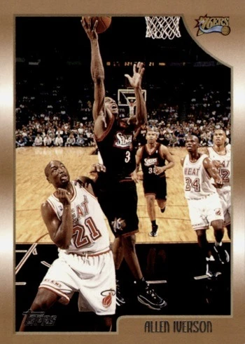 1998 Topps #160 Allen Iverson Basketball Card