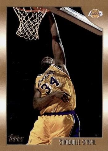 1998 Topps #175 Shaquille O'Neal Basketball Card