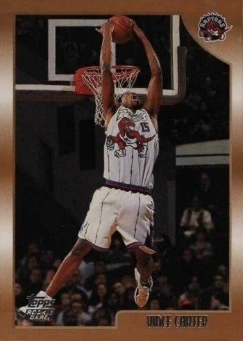 1998 Topps #199 Vince Carter Rookie Card
