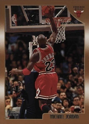 1998 Topps #77 Michael Jordan Basketball Card