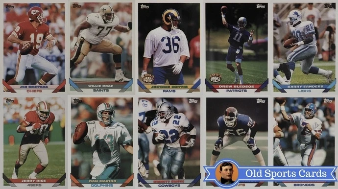 Most Valuable 1993 Topps Football Cards