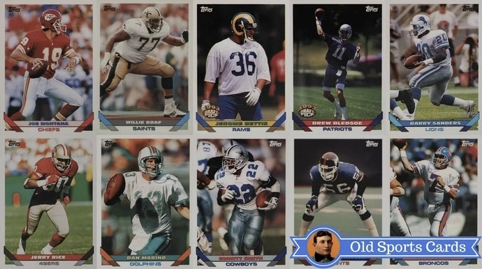 Most Valuable 1993 Topps Football Cards Most Valuable 1993 Topps Football Cards