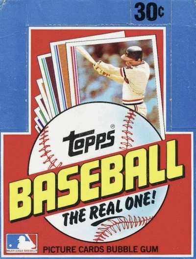 Unopened Box of 1982 Topps Baseball Cards