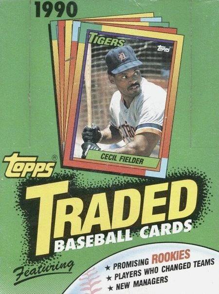 Unopened Box of 1990 Topps Traded Baseball Cards