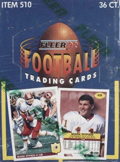 Unopened Box of 1992 Fleer Football Cards