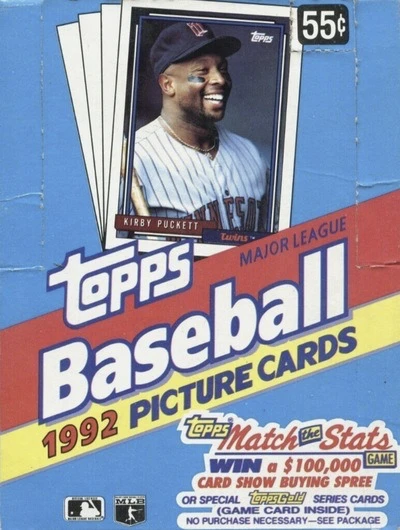 Unopened Box of 1992 Topps Baseball Cards