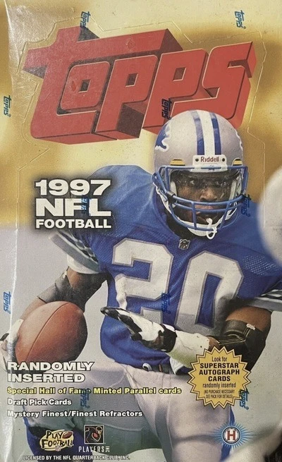 Unopened Box of 1997 Topps Football Cards
