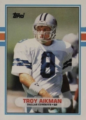 1989 Topps Traded #70T Troy Aikman Rookie Card 1989 Topps Traded #70T Troy Aikman Rookie Card