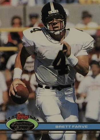 1991 Topps Stadium Club #94 Brett Favre Rookie Card