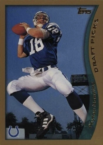 1998 Topps #360 Peyton Manning Rookie Card