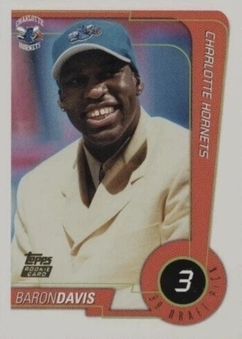 1999 Topps #116 Baron Davis Rookie Card 1999 Topps #116 Baron Davis Rookie Card