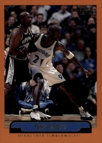 1999 Topps #210 Kevin Garnett Basketball Card 1999 Topps #210 Kevin Garnett Basketball Card
