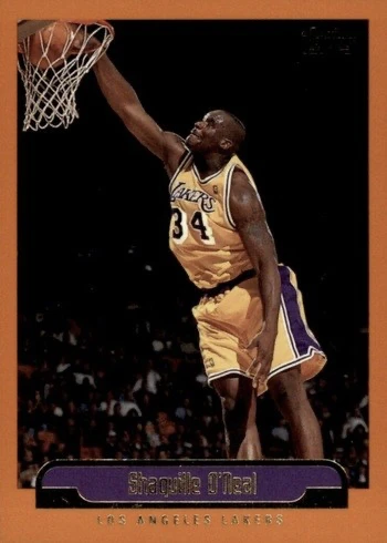 1999 Topps #23 Shaquille O'Neal Basketball Card 1999 Topps #23 Shaquille O'Neal Basketball Card