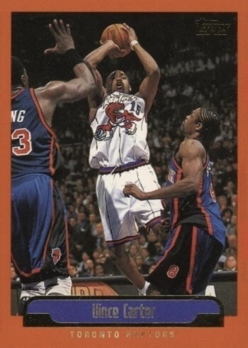 1999 Topps #98 Vince Carter Basketball Card 1999 Topps #98 Vince Carter Basketball Card