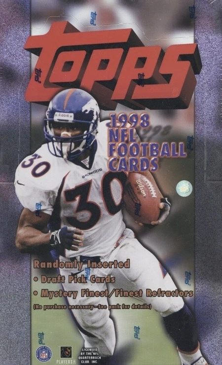 Unopened Box of 1998 Topps Football Cards