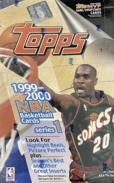 Unopened Box of 1999 Topps Basketball Cards Unopened Box of 1999 Topps Basketball Cards