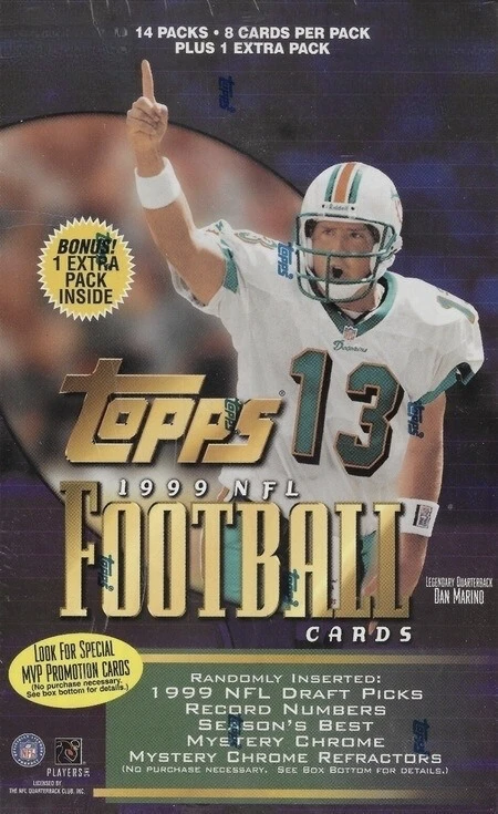 Unopened Box of 1999 Topps Football Cards