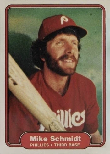 1982 Fleer #258 Mike Schmidt Baseball Card