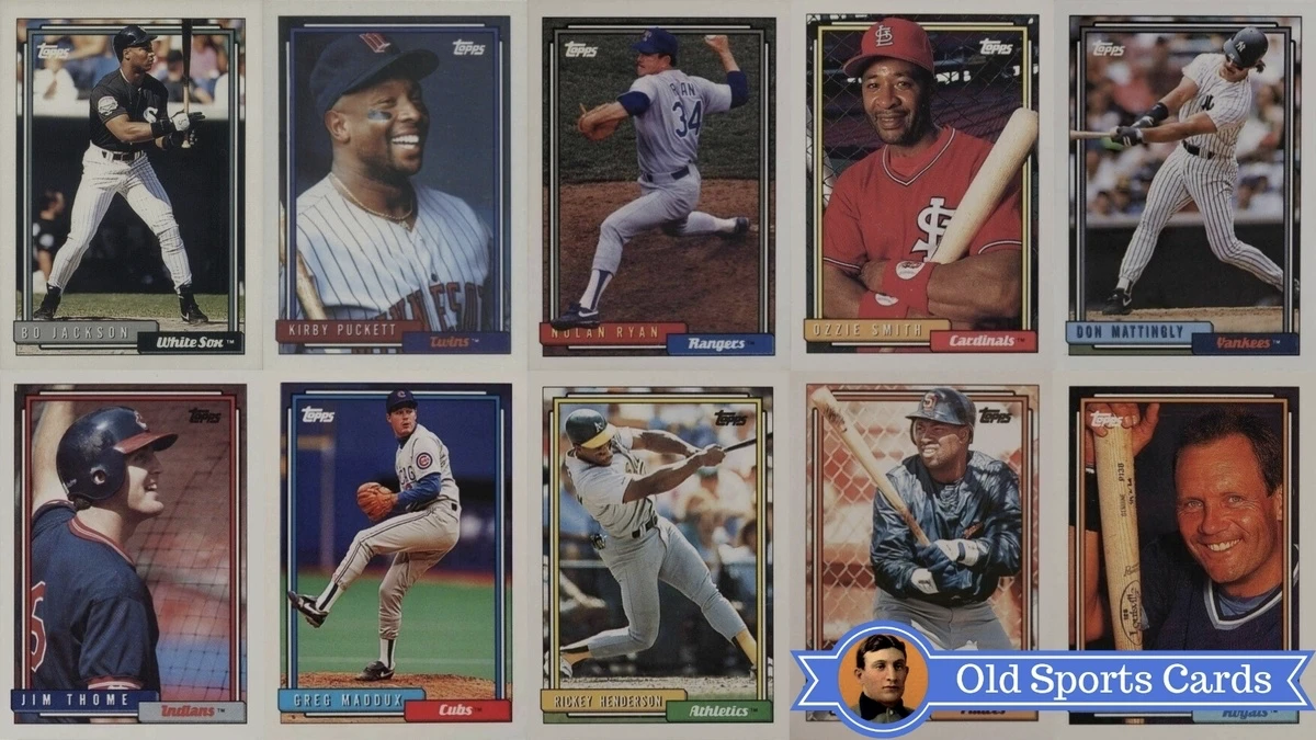 1992 Topps Baseball Cards 1992 Topps Baseball Cards