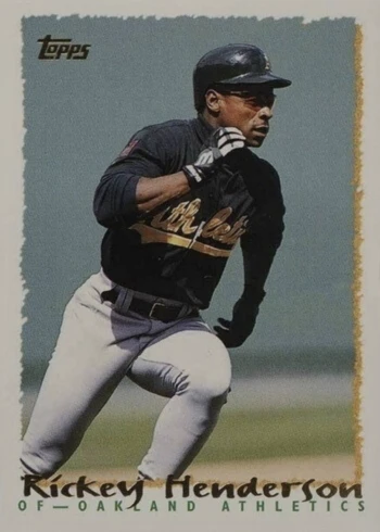 1995 Topps #559 Rickey Henderson Baseball Card